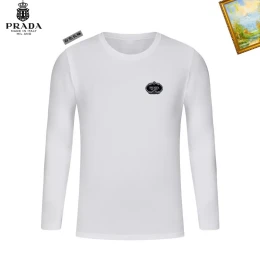 prada t-shirt manches longues pour unisexe s_12b1762